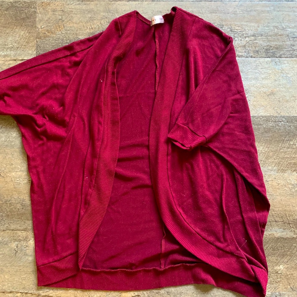 Short sleeved cardigan